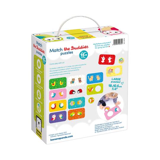 Banana Panda Match the Buddies Puzzles Set